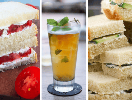 Ice tea sandwiches