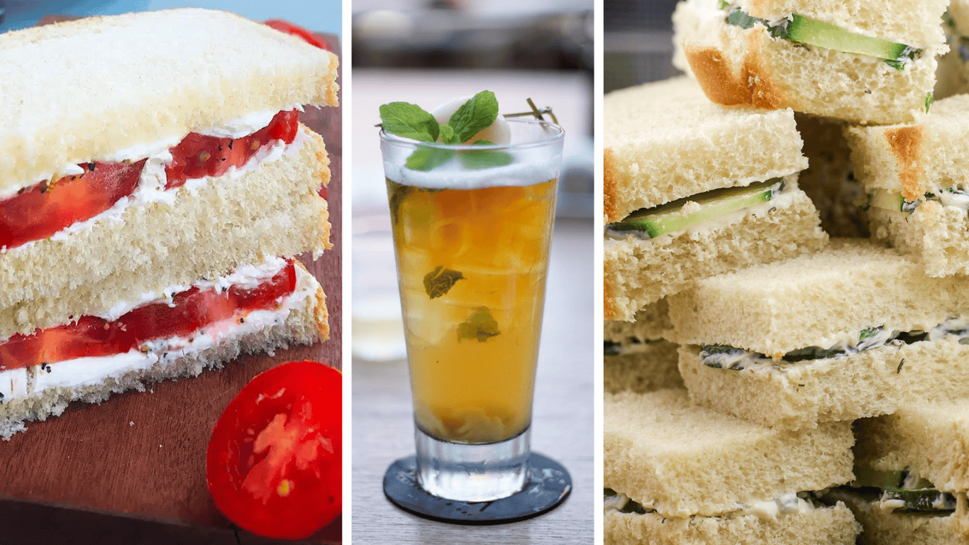 Ice tea sandwiches
