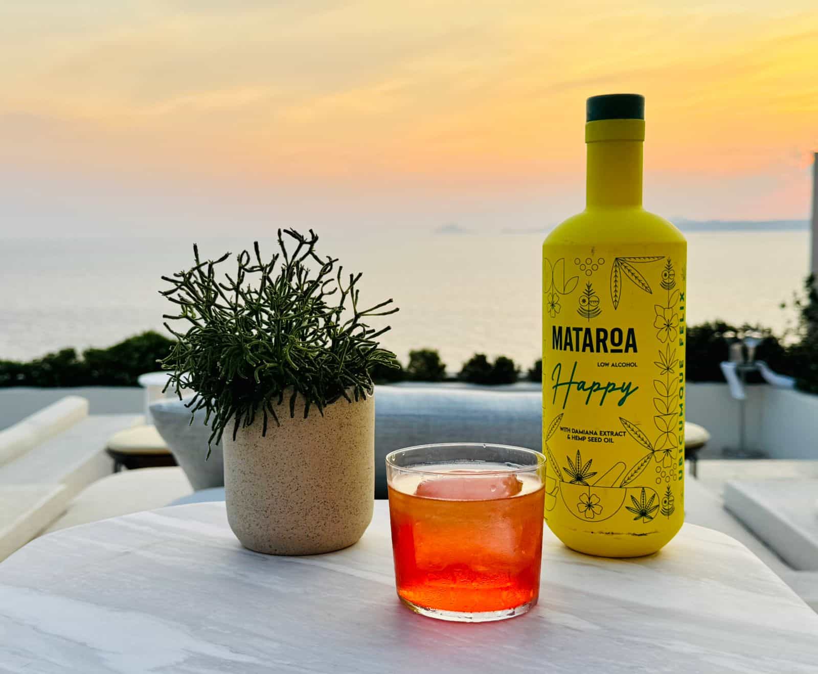 Sunset with Mataroa Gin