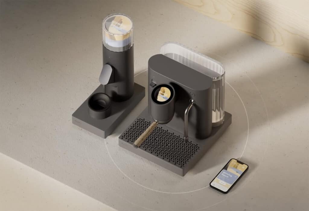 nunc. Espresso Machine incl. Grinder