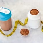 proffee / protein shake weight gain / weight loss concept, source: Shutterstock