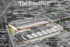 The FoodHall, 3D sketch, source: amna.gr