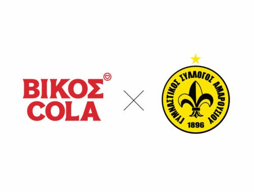 Λογότυπα Βίκος Cola και ΚΑΕ Μαρούσι