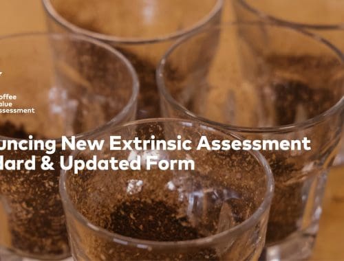 Specialty Coffee Association post about new assessment standard