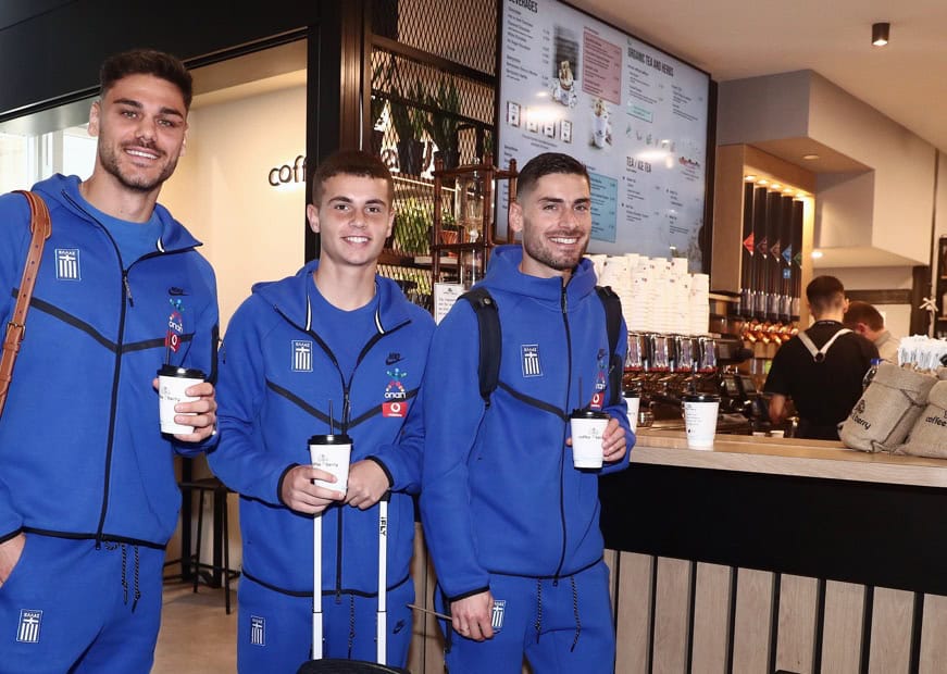 Coffee Berry, παίκτες της Εθνικής Ελλάδος