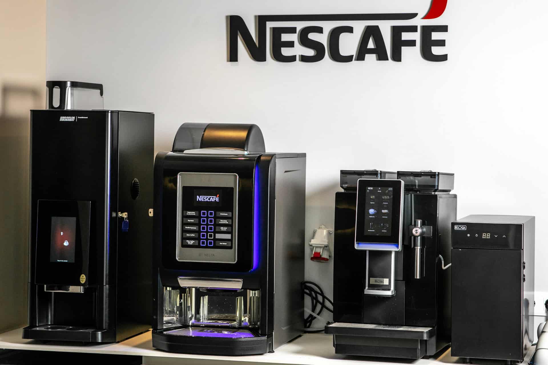 Nescafe, coffee machines at The Hotel Experience