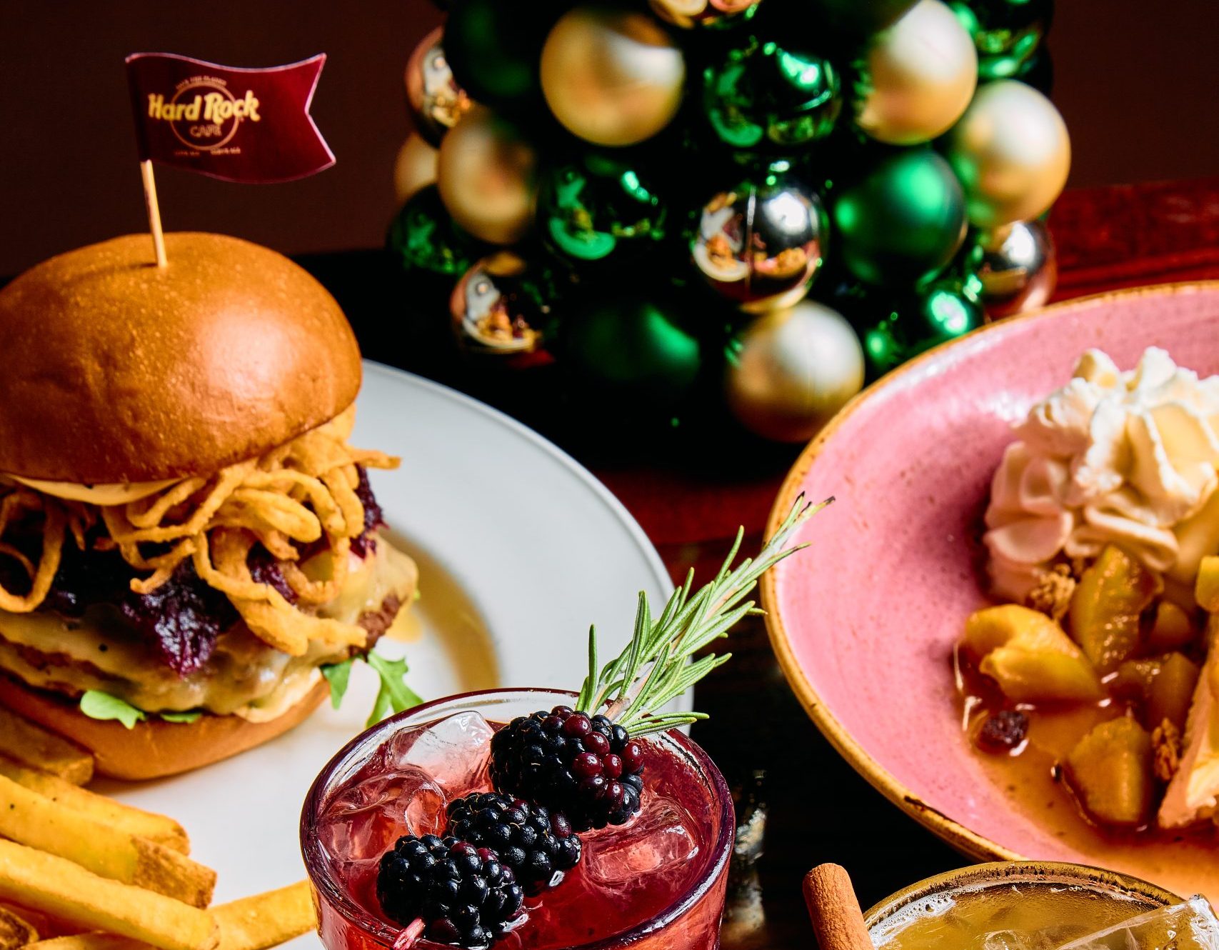 Hard Rock Cafe Athens, Xmas menu