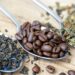 tea and coffee on spoons, source: Shutterstock